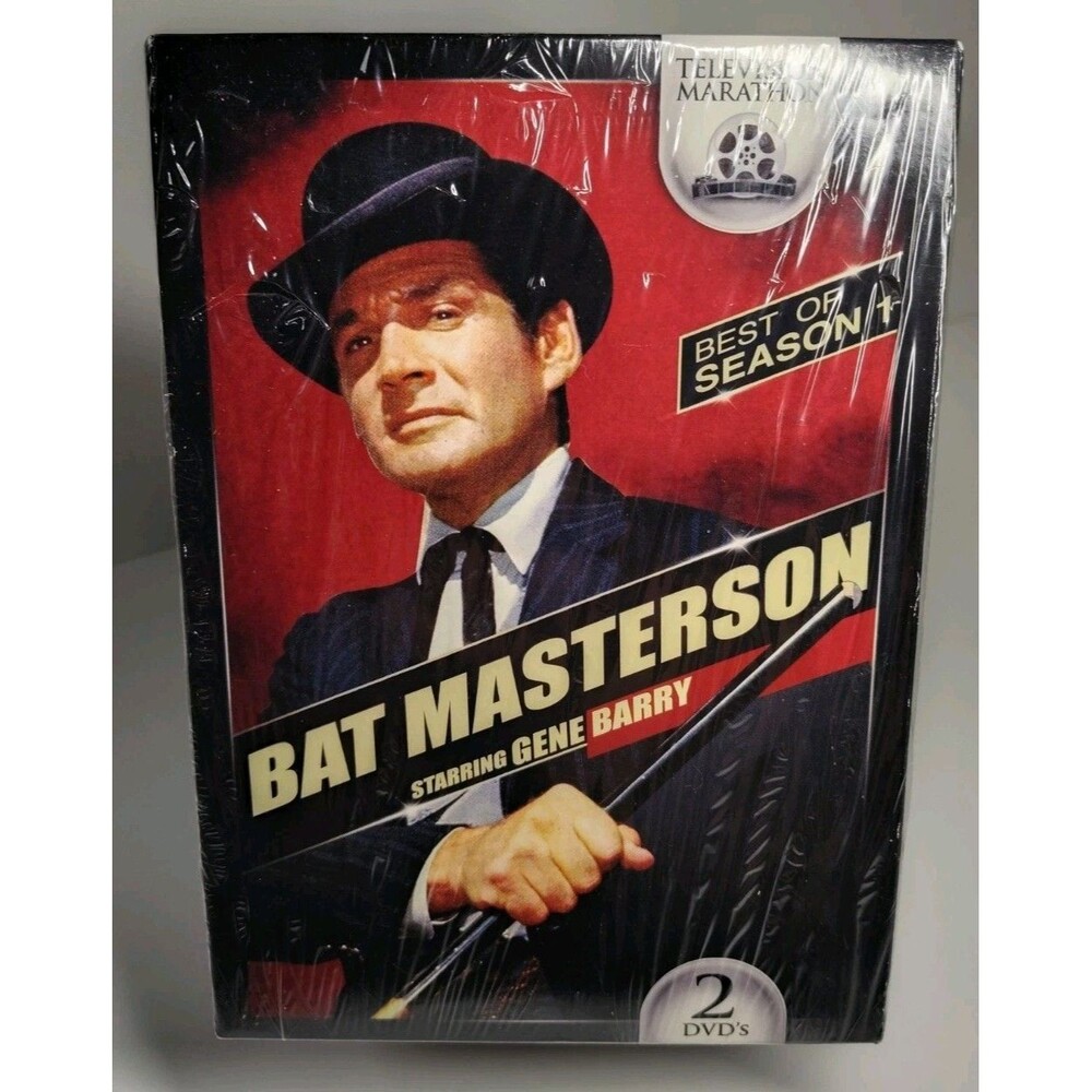 Bat Masterson Best Of Season 1 - Starring Gene Barry  - 2 DVD's New Sealed